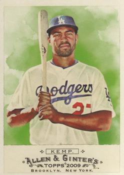 #286 Matt Kemp - Los Angeles Dodgers - 2009 Topps Allen & Ginter Baseball