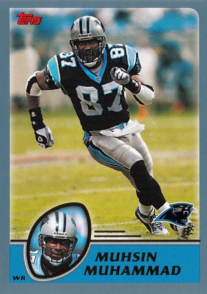 #286 Muhsin Muhammad - Carolina Panthers - 2003 Topps Football