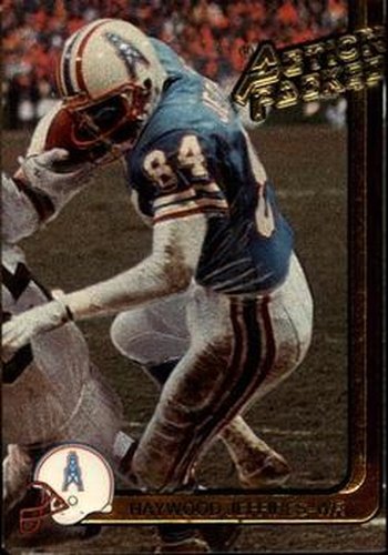 #286 Haywood Jeffires - Houston Oilers - 1991 Action Packed Football