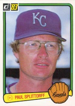 #286 Paul Splittorff - Kansas City Royals - 1983 Donruss Baseball