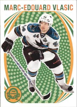 #286 Marc-Edouard Vlasic - San Jose Sharks - 2013-14 O-Pee-Chee - Retro Hockey