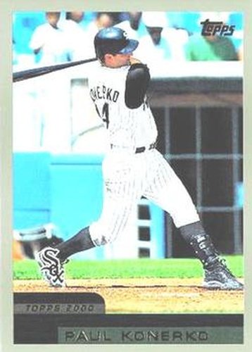#286 Paul Konerko - Chicago White Sox - 2000 Topps Baseball