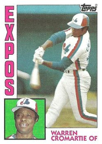 #287 Warren Cromartie - Montreal Expos - 1984 Topps Baseball