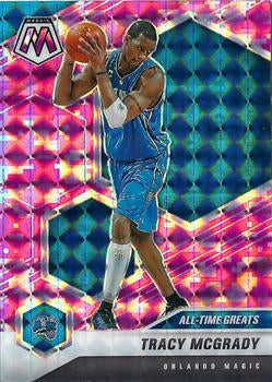 #287 Tracy McGrady - Orlando Magic - 2020-21 Panini Mosaic - Mosaic Camo Pink Basketball