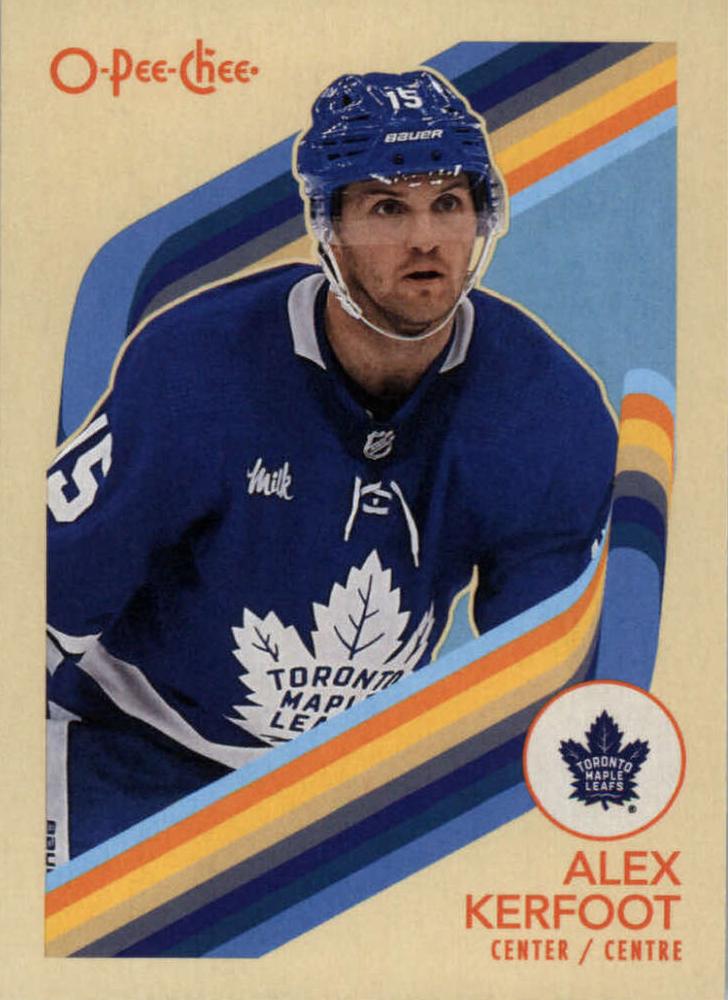 #287 Alex Kerfoot - Toronto Maple Leafs - 2023-24 O-Pee-Chee - Retro Hockey