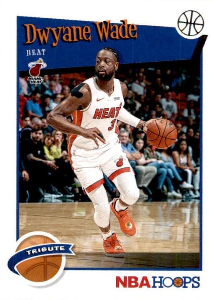 #287 Dwyane Wade - Miami Heat - 2019-20 Hoops Basketball