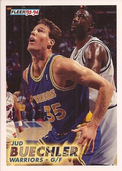 #287 Jud Buechler - Golden State Warriors - 1993-94 Fleer Basketball
