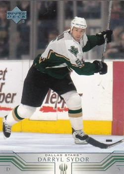 #287 Darryl Sydor - Dallas Stars - 2001-02 Upper Deck Hockey