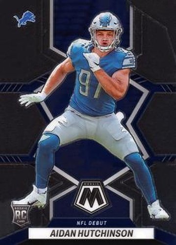#287 Aidan Hutchinson - Detroit Lions - 2022 Panini Mosaic Football
