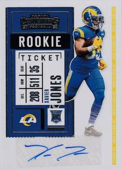 #287 Xavier Jones - Los Angeles Rams - 2020 Panini Contenders Football