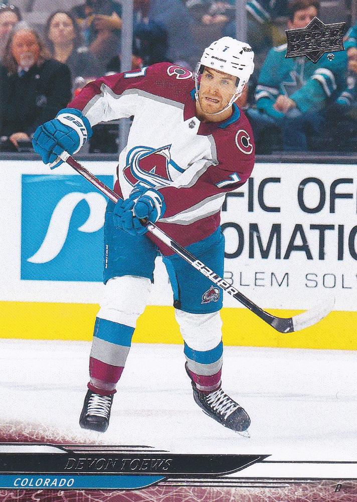 #287 Devon Toews - Colorado Avalanche - 2024-25 Upper Deck Hockey