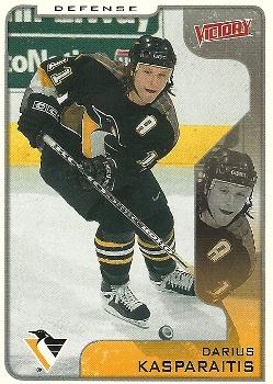 #288 Darius Kasparaitis - Pittsburgh Penguins - 2001-02 Upper Deck Victory Hockey
