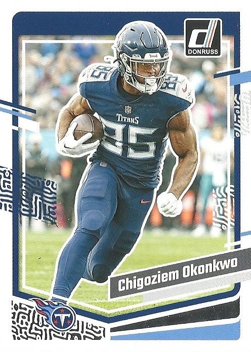 #288 Chigoziem Okonkwo - Tennessee Titans - 2023 Donruss Football