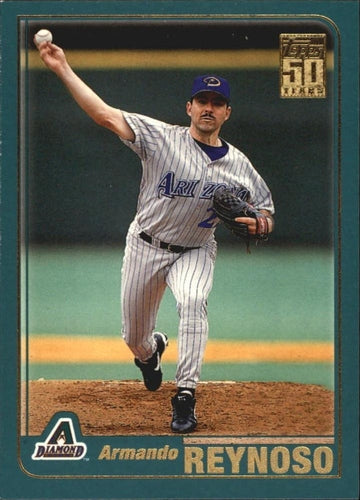 #288 Armando Reynoso - Arizona Diamondbacks - 2001 Topps Baseball