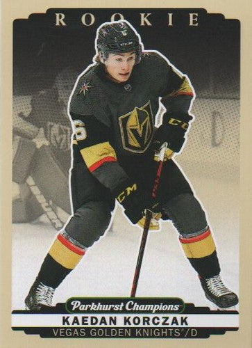 #289 Kaedan Korczak - Vegas Golden Knights - 2022-23 Parkhurst Champions Hockey