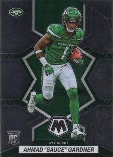 #289 Ahmad "Sauce" Gardner - New York Jets - 2022 Panini Mosaic Football