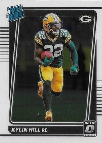 #289 Kylin Hill - Green Bay Packers - 2021 Donruss Optic Football
