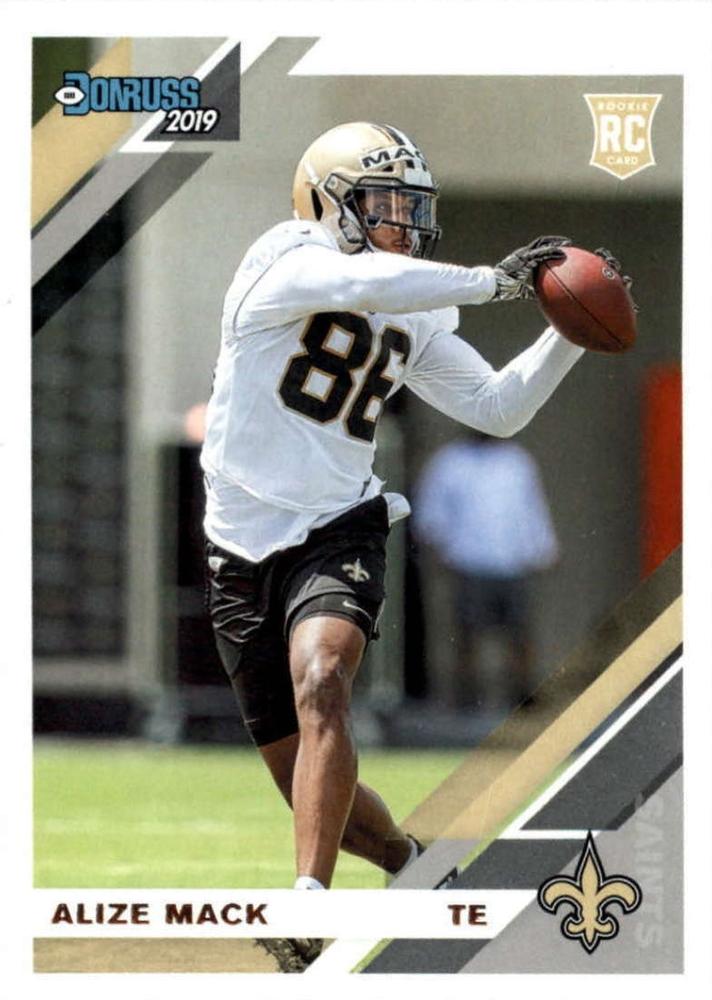 #289 Alize Mack - New Orleans Saints - 2019 Donruss Football