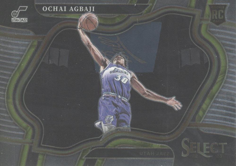 #289 Ochai Agbaji - Utah Jazz - 2022-23 Panini Select Basketball