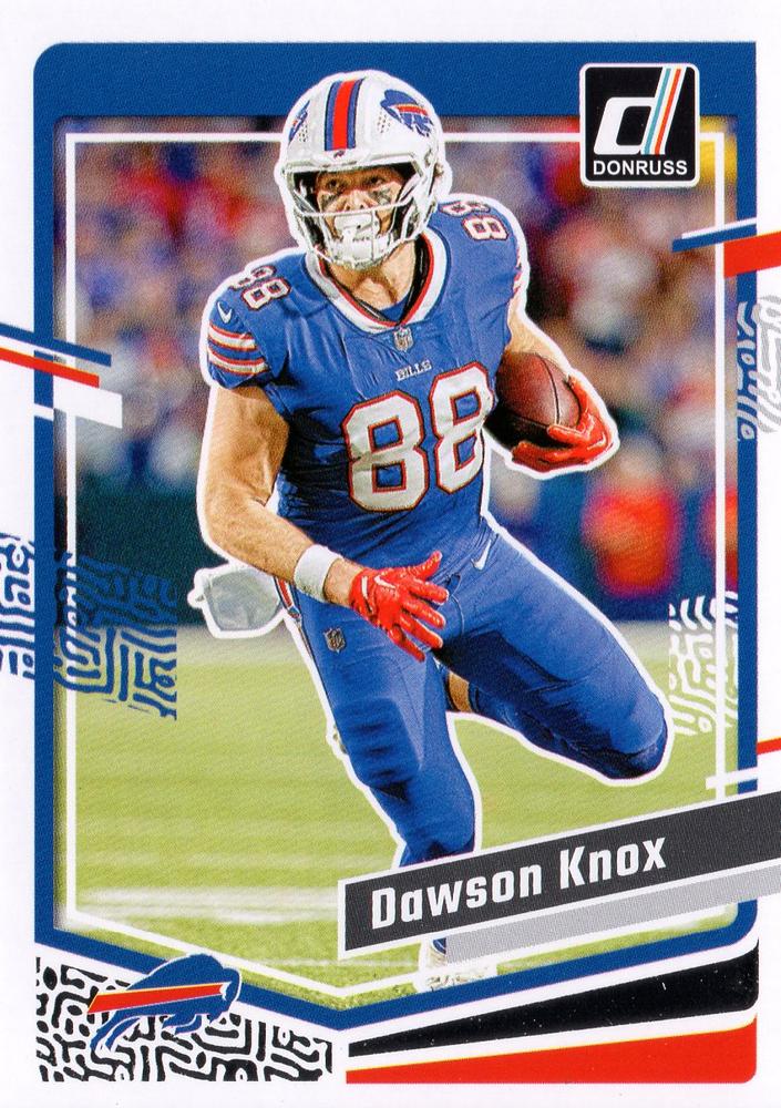 #28 Dawson Knox - Buffalo Bills - 2023 Donruss Football