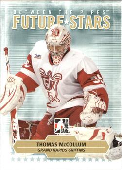 #28 Thomas McCollum - Grand Rapids Griffins - 2009-10 In The Game Between The Pipes Hockey