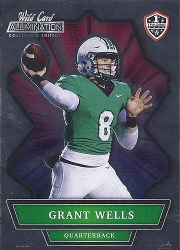 #ANBC-28 Grant Wells - Marshall Thundering Herd - 2021 Wild Card Alumination NIL Football