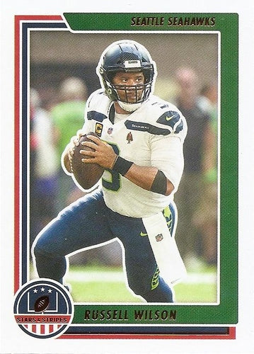 #STS-RWI Russell Wilson - Seattle Seahawks - 2021 Panini Chronicles - Stars and Stripes Football