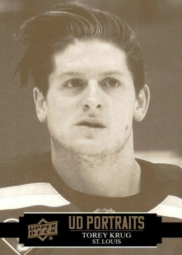 #P-28 Torey Krug - St. Louis Blues - 2021-22 Upper Deck - UD Portraits Hockey