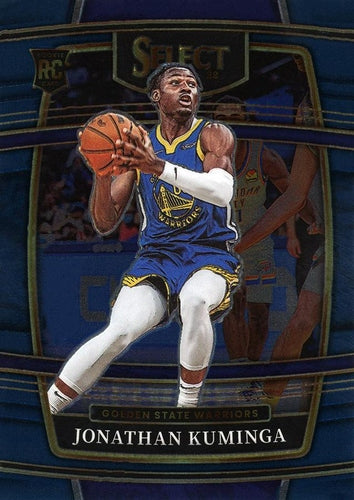 #28 Jonathan Kuminga - Golden State Warriors - 2021-22 Panini Select - Blue Basketball