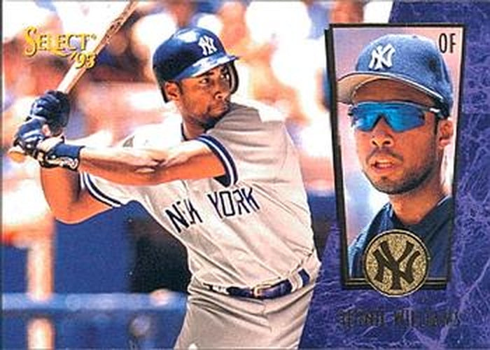 #28 Bernie Williams - New York Yankees - 1995 Select Baseball