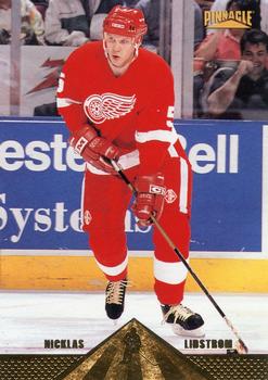 #28 Nicklas Lidstrom - Detroit Red Wings - 1996-97 Pinnacle Hockey