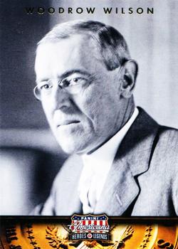 #28 Woodrow Wilson - 2012 Panini Americana Heroes & Legends