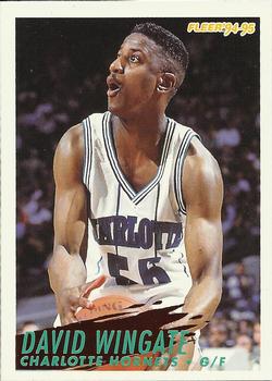 #28 David Wingate - Charlotte Hornets - 1994-95 Fleer Basketball
