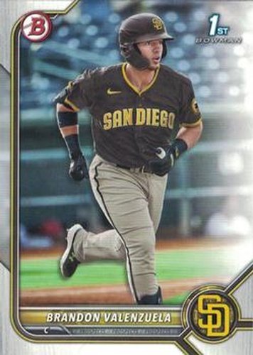 #BP-28 Brandon Valenzuela - San Diego Padres - 2022 Bowman - Prospects Baseball
