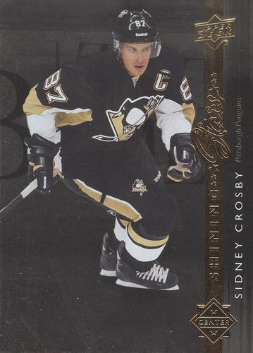 #SS-28 Sidney Crosby - Pittsburgh Penguins - 2014-15 Upper Deck - Shining Stars Hockey