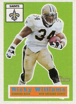 #28 Ricky Williams - New Orleans Saints - 2001 Topps Heritage Football