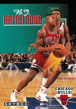 #28 B.J. Armstrong - Chicago Bulls - 1992-93 SkyBox Basketball