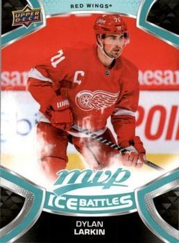#28 Dylan Larkin - Detroit Red Wings - 2021-22 Upper Deck MVP - Ice Battles Hockey