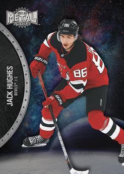 #28 Jack Hughes - New Jersey Devils - 2021-22 Skybox Metal Universe Hockey