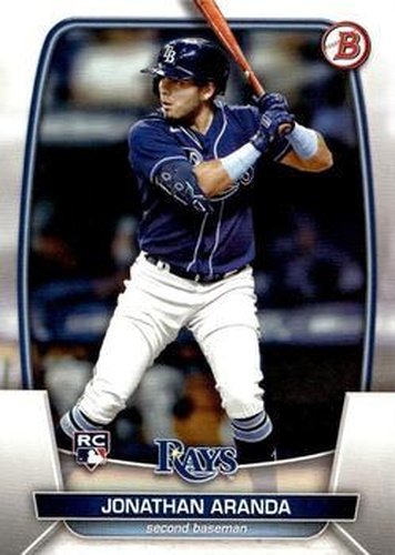 #28 Jonathan Aranda - Tampa Bay Rays - 2023 Bowman Baseball