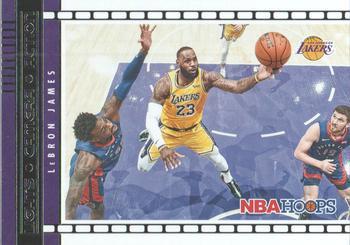 #28 LeBron James - Los Angeles Lakers - 2021-22 Hoops - Lights Camera Action Basketball