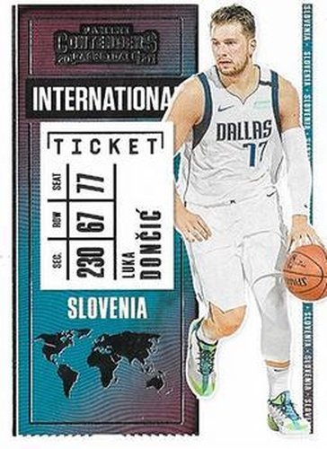 #28 Luka Doncic - Dallas Mavericks - 2020-21 Panini Contenders - International Ticket Basketball