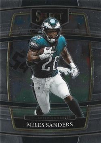#28 Miles Sanders - Philadelphia Eagles - 2021 Panini Select Football