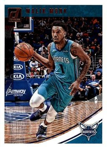 #28 Malik Monk - Charlotte Hornets - 2018-19 Donruss Basketball