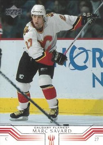 #28 Marc Savard - Calgary Flames - 2001-02 Upper Deck Hockey