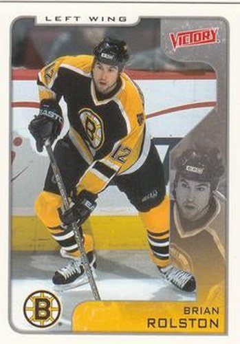 #28 Brian Rolston - Boston Bruins - 2001-02 Upper Deck Victory Hockey