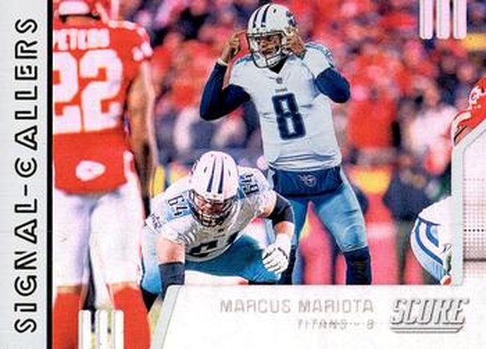 #SC-28 Marcus Mariota - Tennessee Titans - 2019 Score - Signal-Callers Football