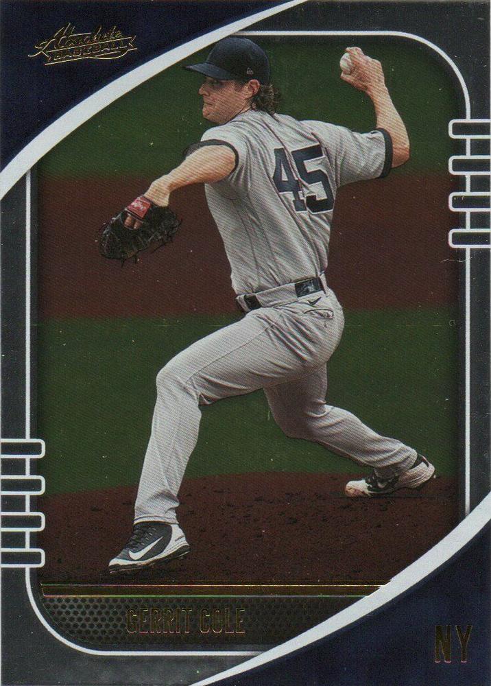 #28 Gerrit Cole - New York Yankees - 2021 Panini Absolute Baseball