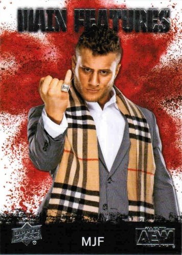 #MF-28 MJF - 2021 Upper Deck AEW - Main Features Wrestling