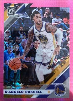 #28 D'Angelo Russell - Golden State Warriors - 2019-20 Donruss Optic - Hyper Pink Basketball